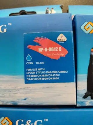 Pack 5 cartuchos compatibles Epson T0611/612/613/6