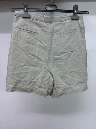 Falda pantalón beige