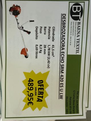 Desbrozadora ECHO SRM 420 ES U LW
