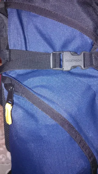 Mochila Forclaz 70L Viaje Negra/Azul