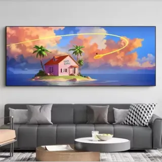 Dragon Ball póster de gran calidad 55x110