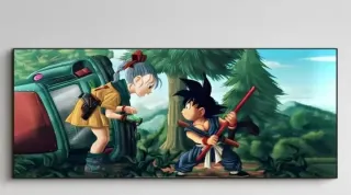 Dragon Ball póster de gran calidad 55x110
