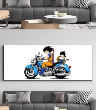 Dragon Ball póster de gran calidad 55x110