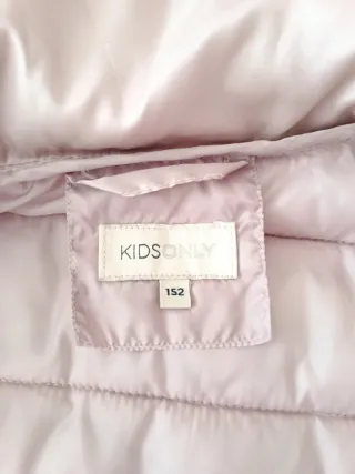 Chaqueta Only Kids rosa acolchada