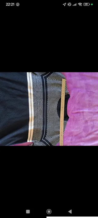 2 jerséis hombre gris y azul con rayas