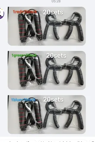 Set Mancuernas + Cuerda para Saltar