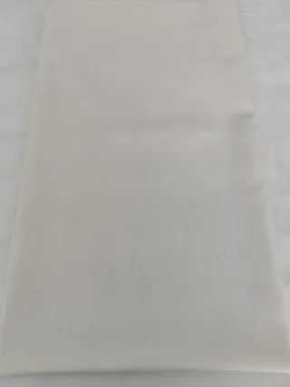 Tela loneta color blanco roto