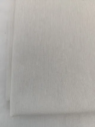 Tela loneta color blanco roto