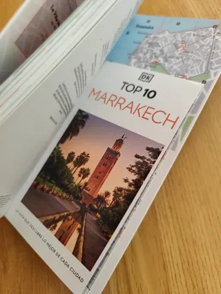 Guía con mapa Marrakech novena edición  nov. 2025