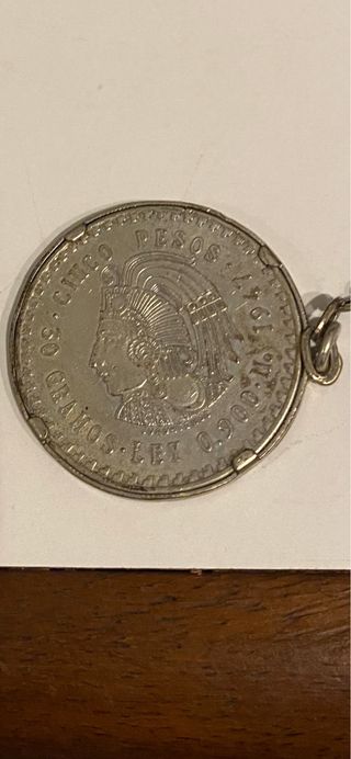 Llavero Moneda 5 Pesos México 1947