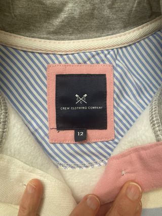 Sudadera mujer Crew Clothing rayas T12