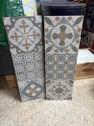 Baldosas estilo modernista 2 uds