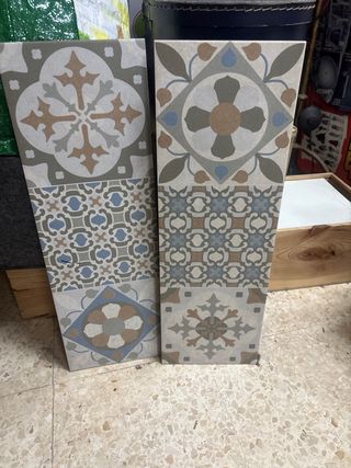 Baldosas estilo modernista 2 uds