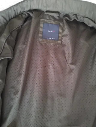 Cazadora hombre verde caza