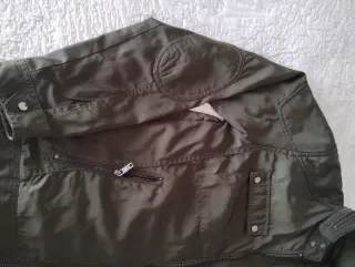 Cazadora hombre verde caza