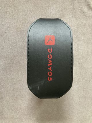 Cinturón Lumbar Musculación Cuero Negro