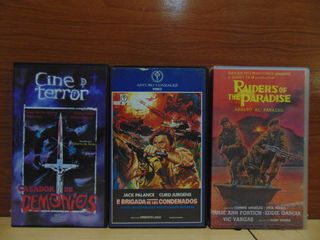 LOTE DE 15 PELÍCULAS VHS VIEJAS. Originales.