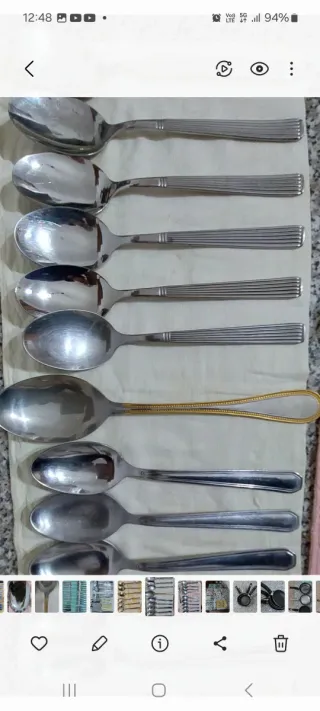 Lotto 100 Posate anni 70-80..prezzo da concordare