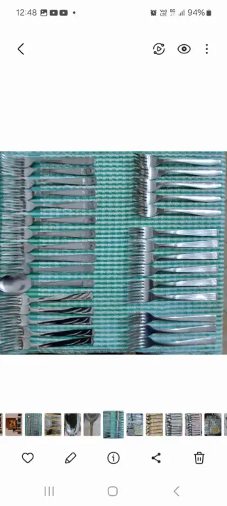 Lotto 100 Posate anni 70-80..prezzo da concordare