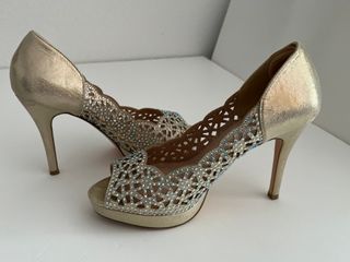 Zapatos Membur dorados fiesta - Talla 39