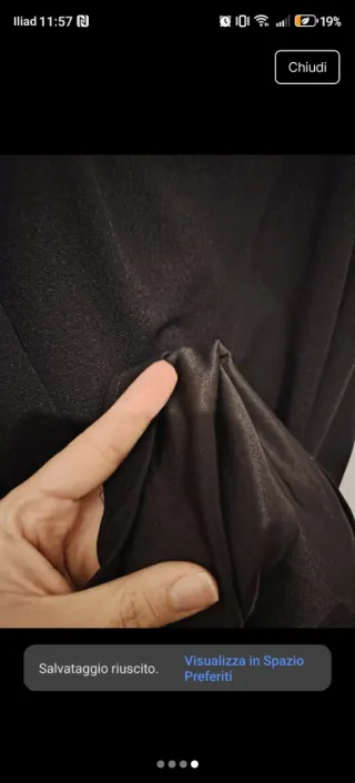 Abito donna nero corto