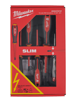 Milwaukee - Juego de 3 alicates VDE + regalo