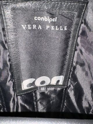 Giubbino biker in vera pelle vintage