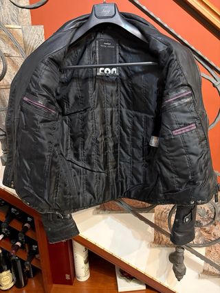 Giubbino biker in vera pelle vintage