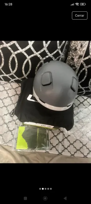 Casco de esquí Elan gris