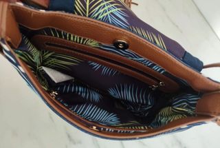 Bandolera Desigual Azul y Multicolor