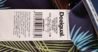 Bandolera Desigual Azul y Multicolor