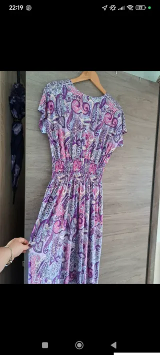Vestido largo estampado verano talla única