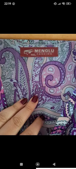 Vestido largo estampado verano talla única