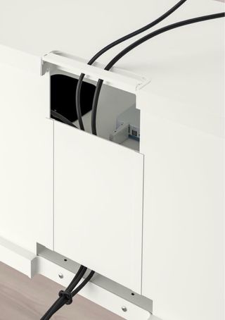 Mueble TV Besta Ikea Blanco 3 Puertas