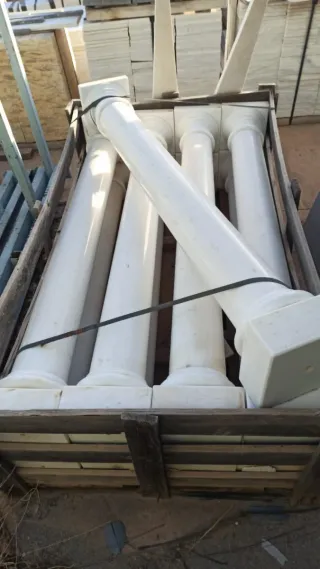 Colonne di Marmo Bianco Thassos