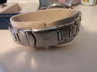 Reloj Festina plateado y azul