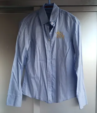 Camisa Carolina Herrera Azul