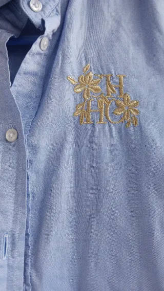 Camisa Carolina Herrera Azul