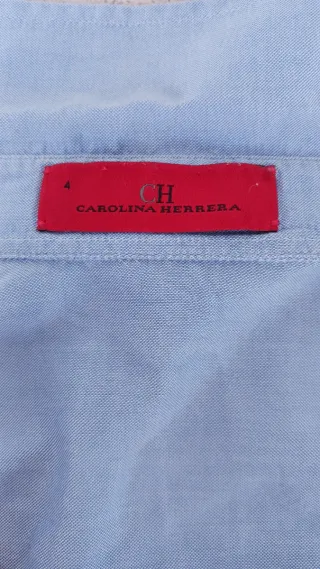 Camisa Carolina Herrera Azul