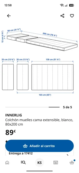 Colchón evolutivo blanco