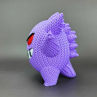 Figura Premium 3D - Efecto Crochet Multicolor 20cm