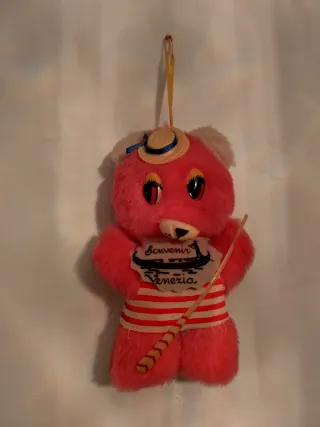 Oso peluche souvenir Venecia años 80