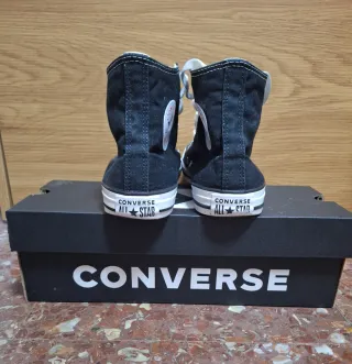 Zapatillas Converse All Star altas negras T.39.5