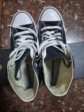 Zapatillas Converse All Star altas negras T.39.5
