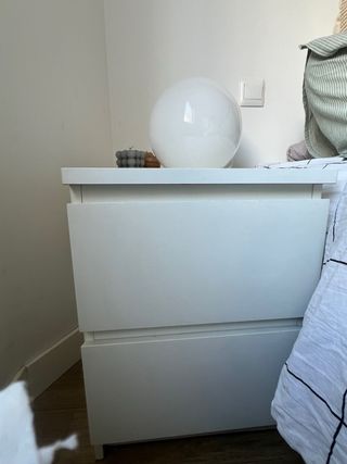 2 Comodini Bianchi con Cassetti XL