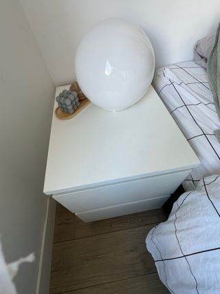 2 Comodini Bianchi con Cassetti XL