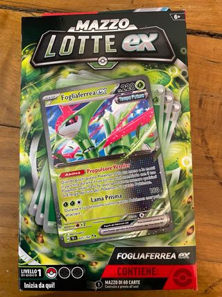 Mazzo Pokémon Lotte EX Fogliaferrea EX