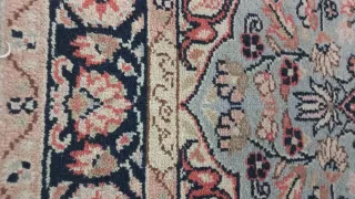 Tappeto Orientale Blu e Rosa