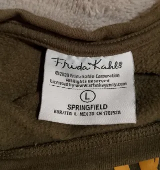 Sudadera Frida Kahlo Springfield Talla L