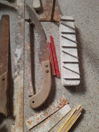 Lote herramientas escayolistas